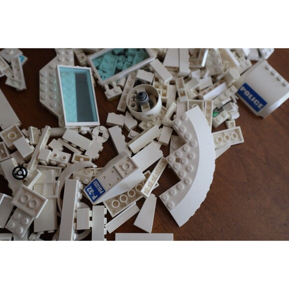 2 lbs. Pounds 9oz Mixed Lot Lego Bulk White Bricks Pieces Plates Blocks READ - Picture 8 of 12